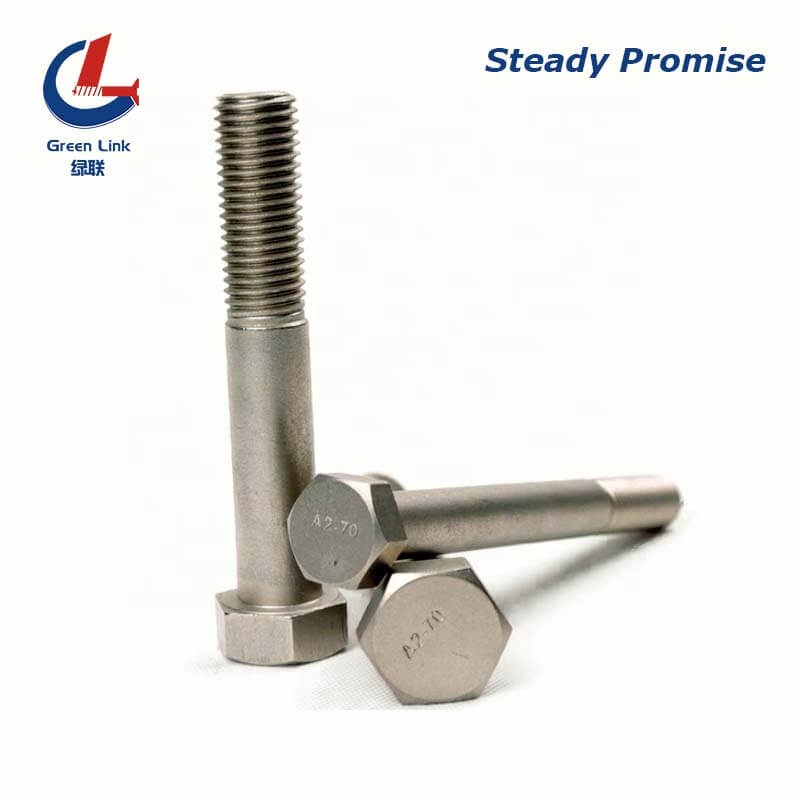 Stainless steel hex bolt